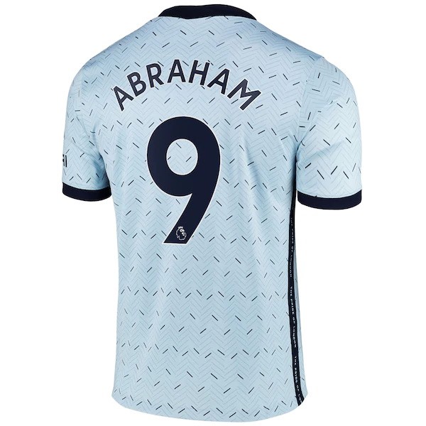 Camiseta Chelsea NO.9 Abraham Segunda equipo 2020-2021 Azul